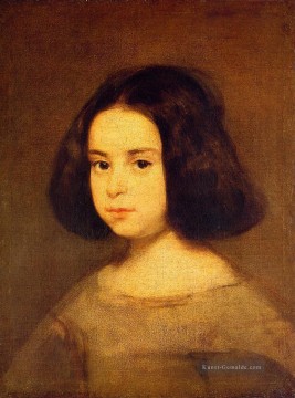  mädchen - Porträt eines kleinen Mädchen Diego Velázquez